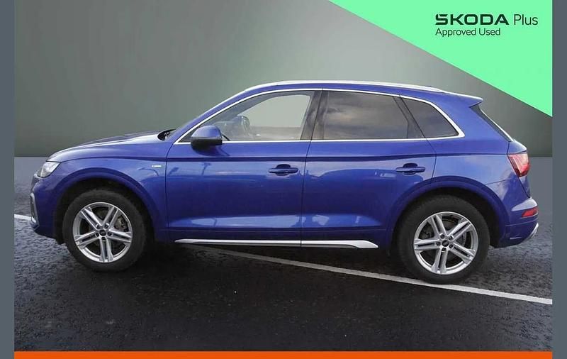 Used Audi Q5 S-Line 200 HP (147 kW) 2022 Blue SUV