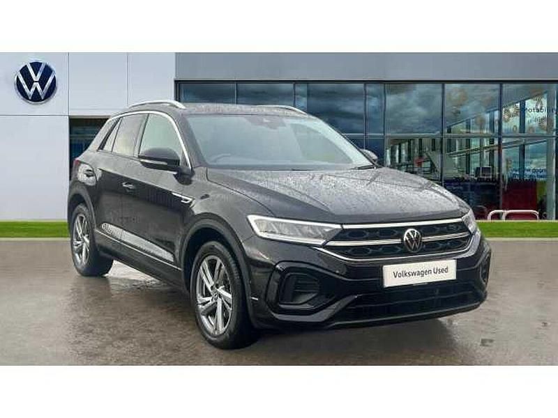 Black Used 2022 VW T-Roc R-line SUV | £22,324 (Fair price) - Image 1/4