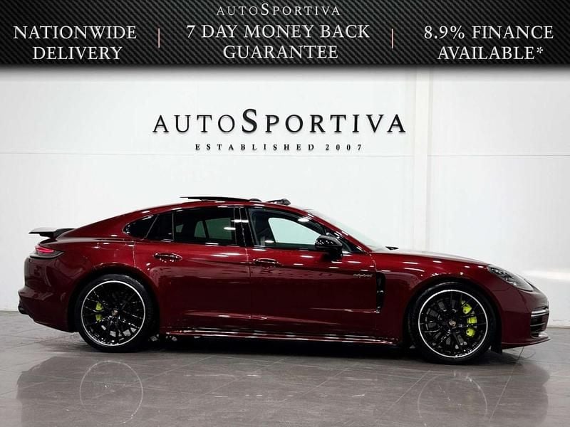 Used Porsche Panamera 4 2021 Red Sedan