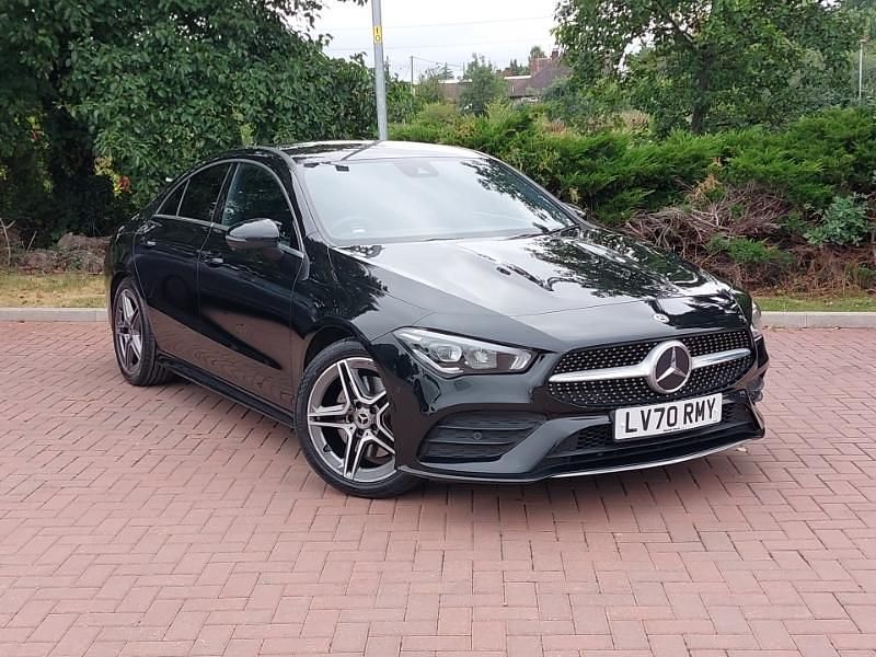 Black Used 2020 Mercedes CLA200 AMG line Coupe | £23,998 (A bit pricey) - Image 1/4