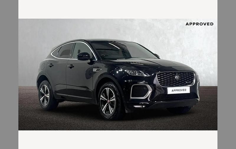 Santorini black Used 2021 Jaguar E-Pace R-Dynamic SUV | £23,495 (A bit pricey) - Image 1/4