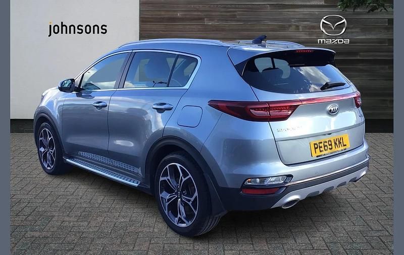 Used Kia Sportage GT-Line S 136 HP (100 kW) 2019 Silver SUV