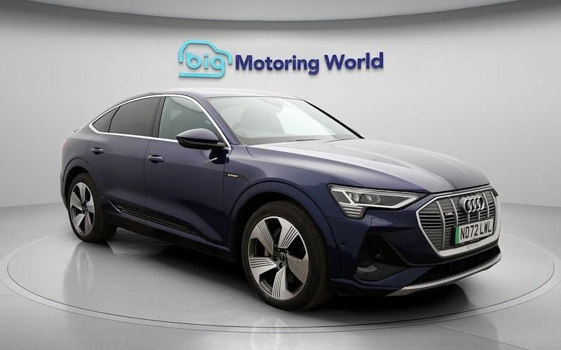 Used Audi e-tron Sportback S-Line 300 kW (408 HP) 2022 Blue SUV