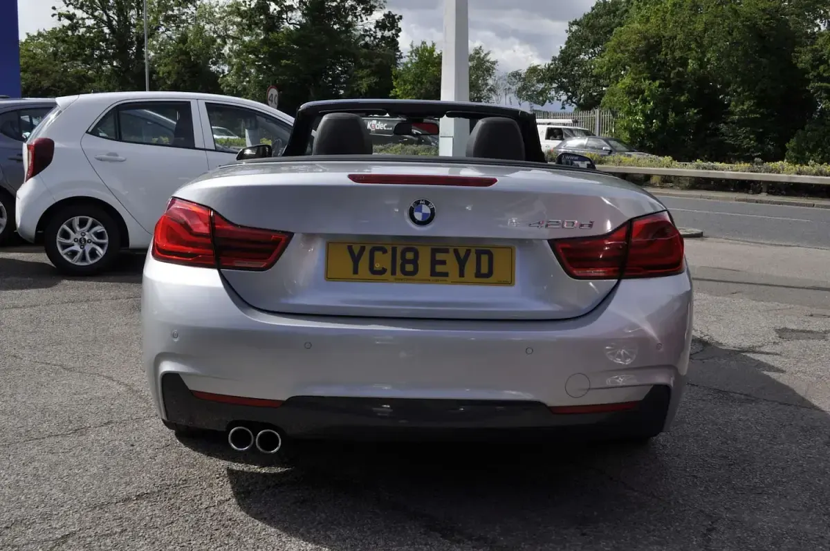 Used BMW 420 M Sport 190 HP (139 kW) 2018 Silver Cabriolet