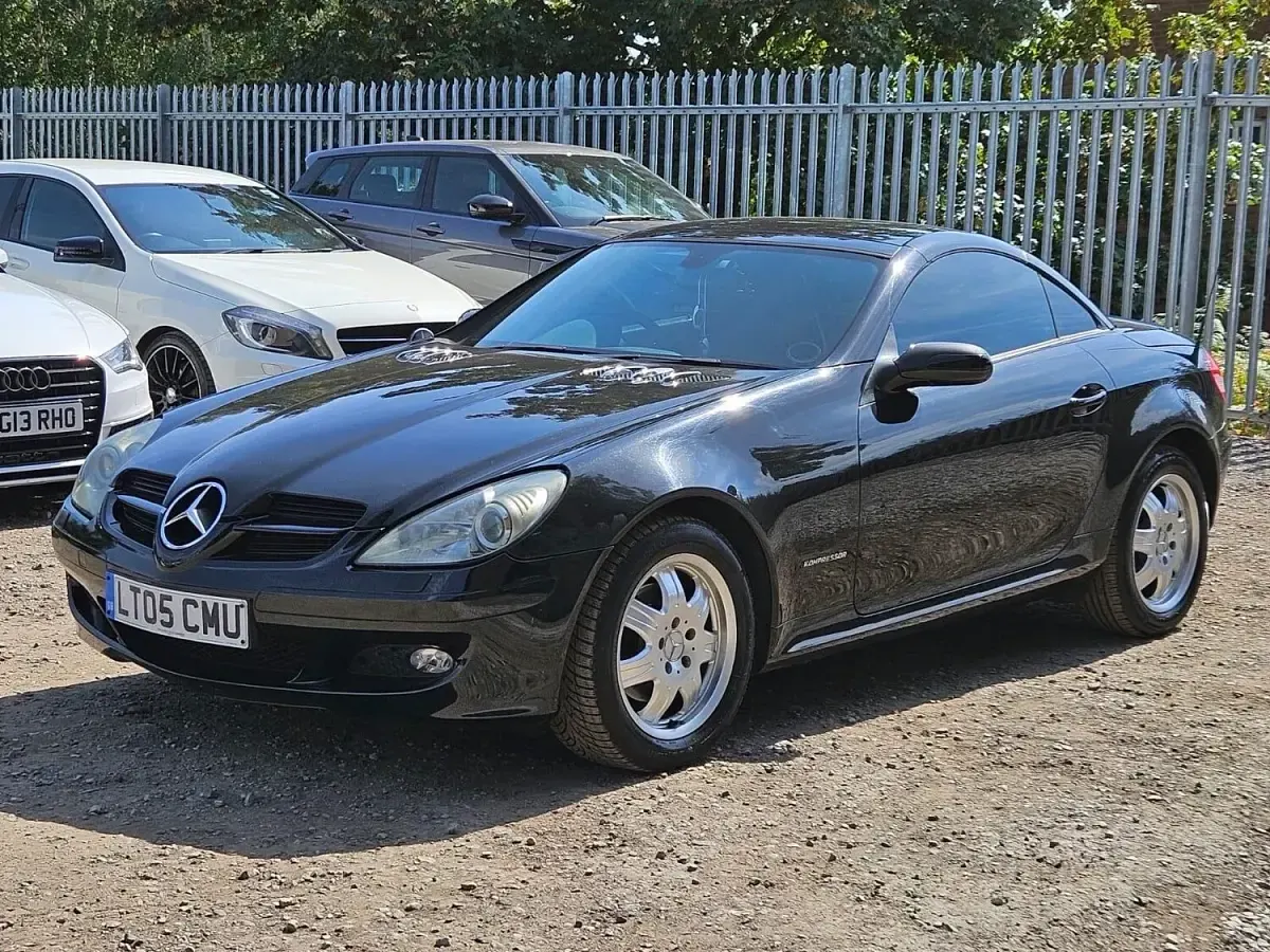 Used Mercedes SLK200 2005 Black Cabriolet