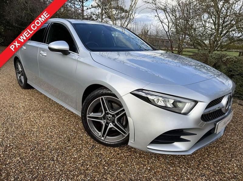 Used Mercedes A180 AMG line 136 HP (100 kW) 2021 Silver Hatchback