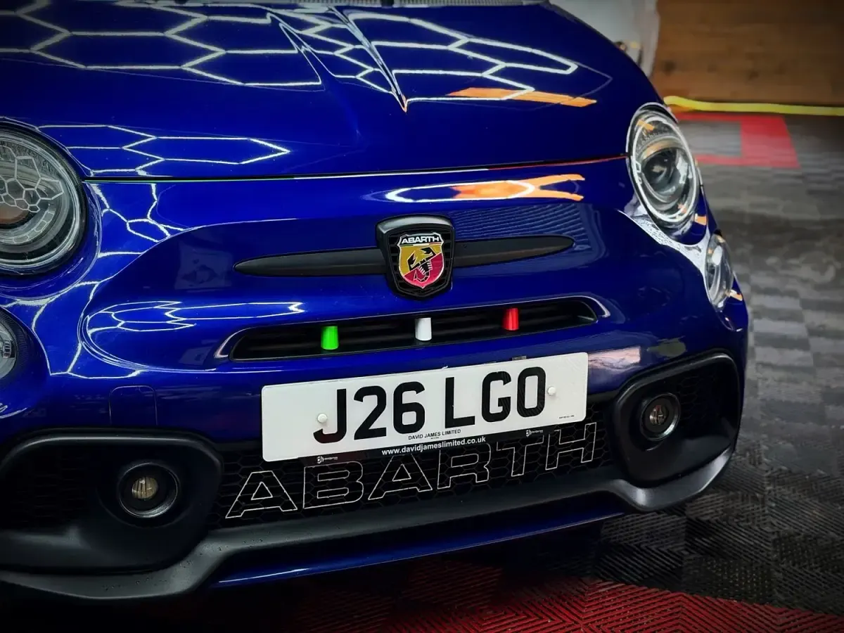 Used Abarth 595 Turismo 165 HP (121 kW) 2018 Blue Cabriolet