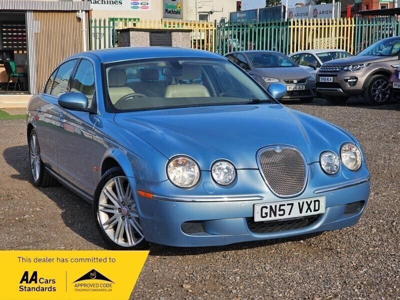 Blue Used 2007 Jaguar S-Type SE Sedan | £3,990 (Fair price) - Image 1/4