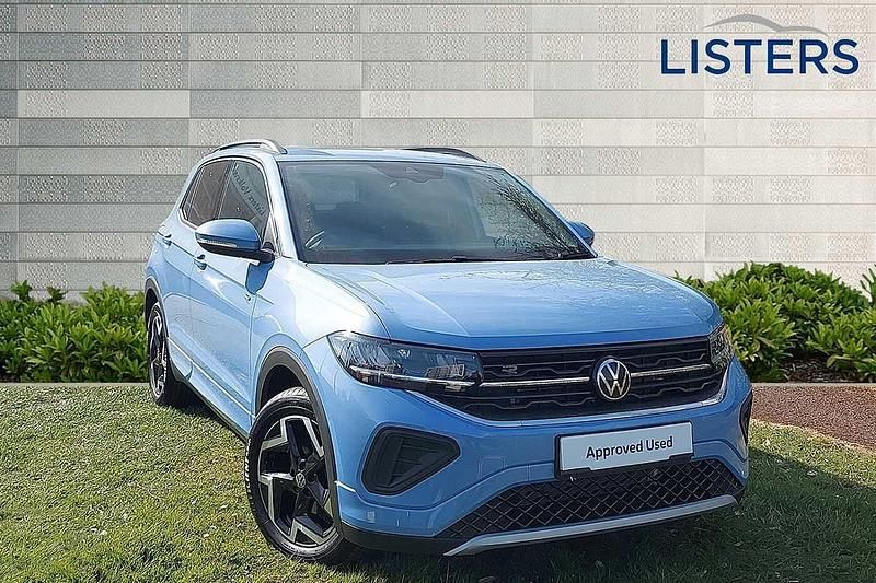 Clear blue metallic New 2025 VW T-Cross R-line SUV | £25,990 (Fair price) - Image 1/4