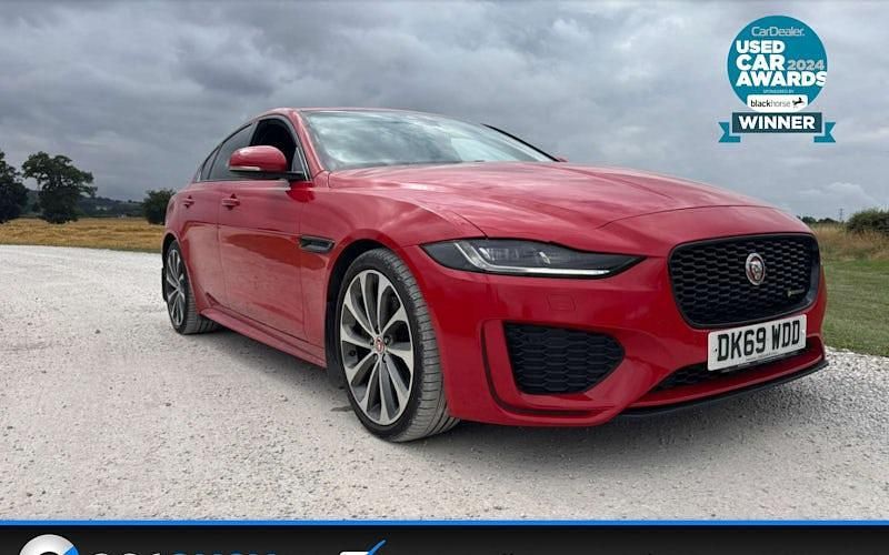 Red Used 2019 Jaguar XE R-Dynamic Sedan | £11,995 (Fair price) - Image 1/2