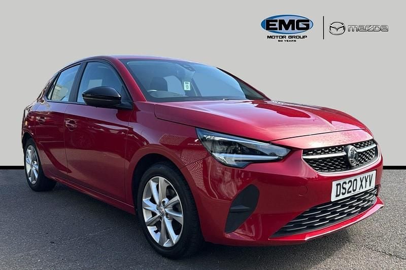 Used Vauxhall Corsa 75 HP (55 kW) 2020 Red Hatchback