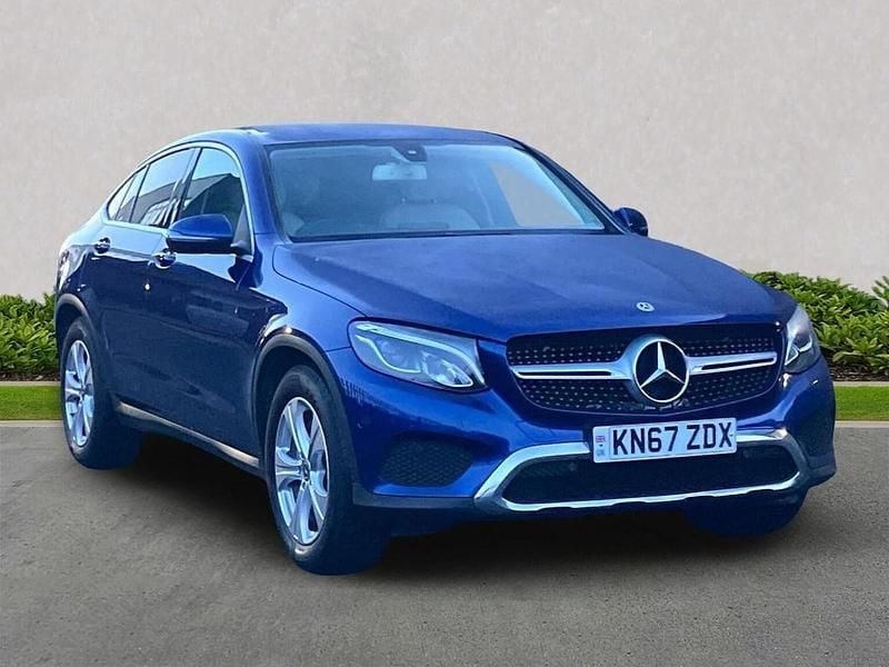 Used Mercedes GLC220 170 HP (125 kW) 2017 Blue Coupe