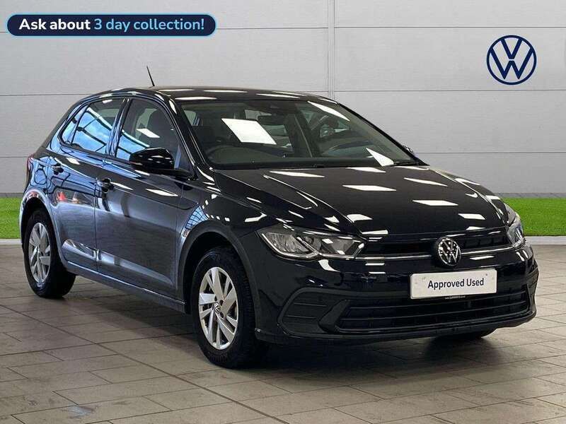 Black Used 2022 VW Polo Life Hatchback | £15,620 (Good price) - Image 1/4