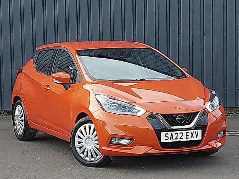 Used Nissan Micra Acenta 92 HP (67 kW) 2022 Orange Hatchback