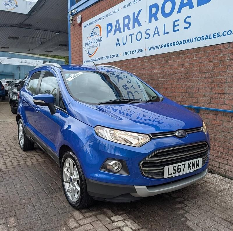 Used Ford Ecosport Titanium 95 HP (69 kW) 2017 Blue SUV