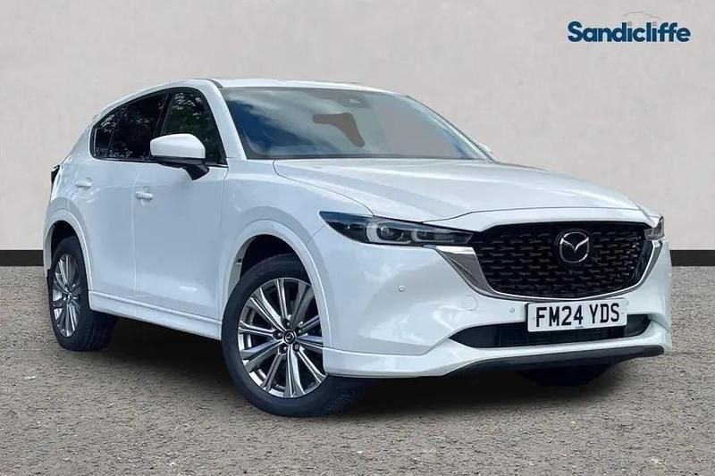 White Used 2023 Mazda CX-5 Takumi-Line SUV | £23,791 (A bit pricey) - Image 1/4