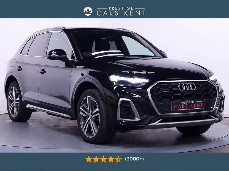 Black Used 2022 Audi Q5 S-Line SUV | £31,151 (Fair price) - Image 1/4