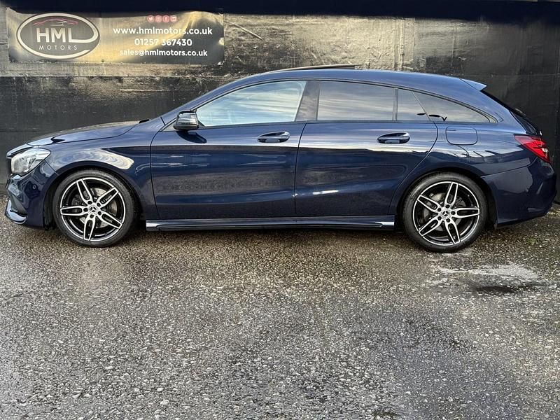 Used Mercedes CLA220 AMG line 177 HP (130 kW) 2017 Blue Sedan