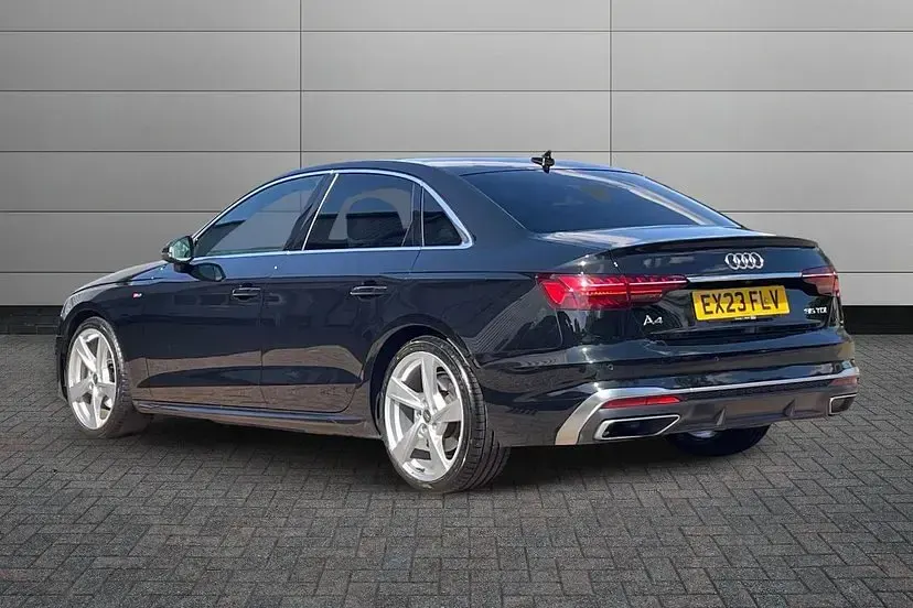 Used Audi A4 S-Line 163 HP (119 kW) 2023 Mythos black Sedan