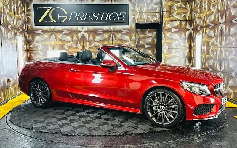Used Mercedes C250 AMG line 204 HP (150 kW) 2017 Cabriolet