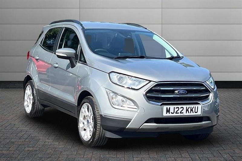 Solar silver Used 2022 Ford Ecosport Titanium SUV | £10,800 (Good price) - Image 1/3