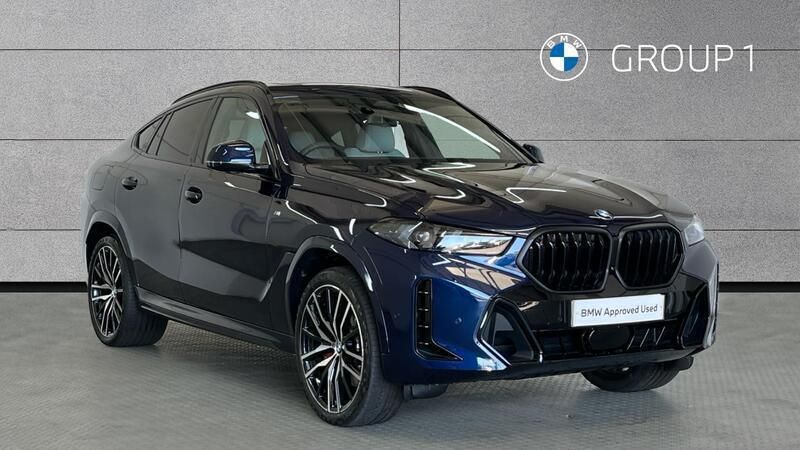 Blue Used 2025 BMW X6 M Sport SUV | £72,990 (Expensive) - Image 1/4
