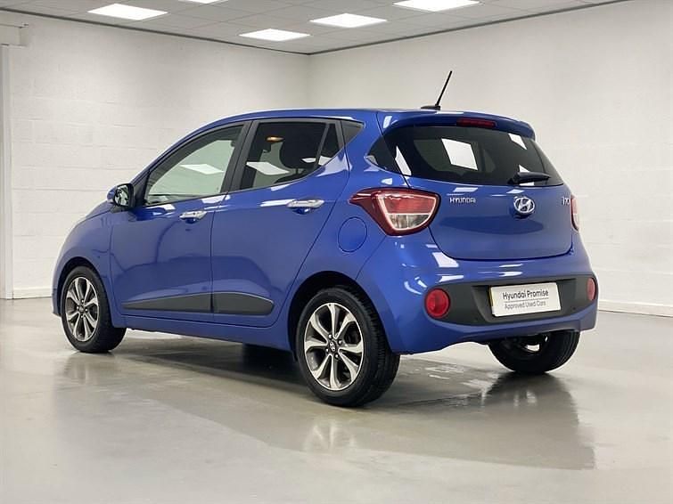 Usado Hyundai i10 Premium SE 2019 Azul Citadino