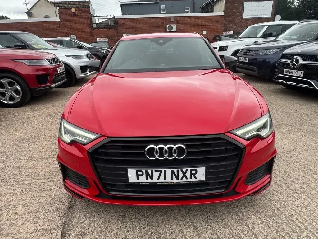 Used Audi A6 Black Edition 2021 Red Sedan