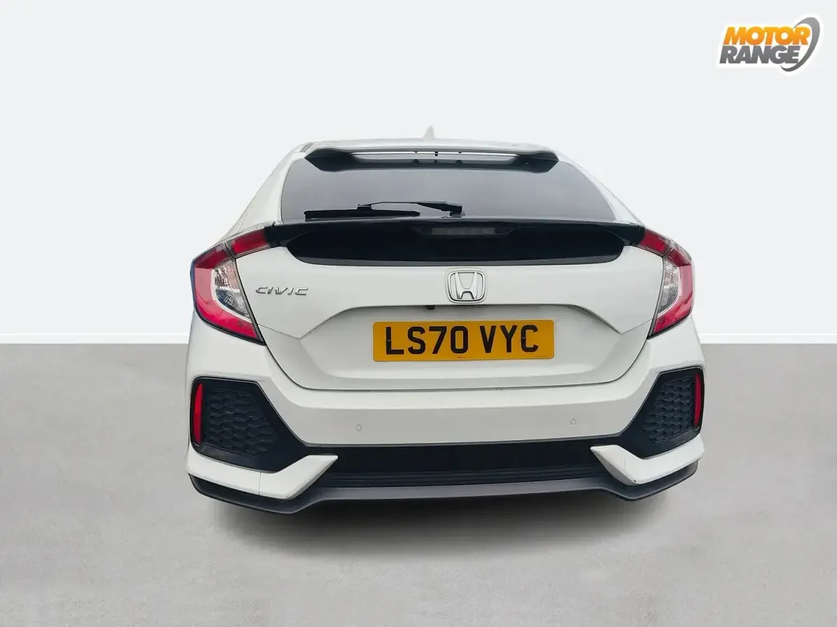Begagnad Honda Civic Prestige 182 HK (133 kW) 2020 Vit Halvkombi