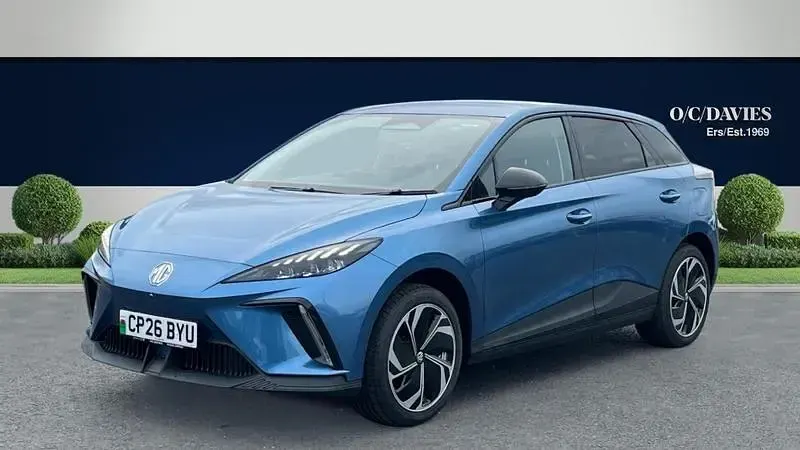 New MG MG4 EV 2026 Piccadilly blue Hatchback