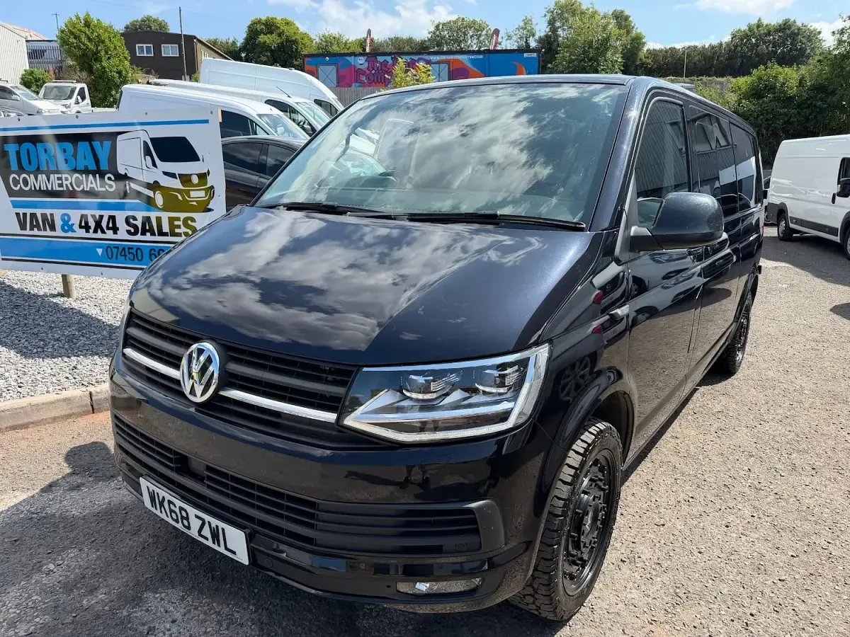 Used VW T6 Highline 2018 Black Van