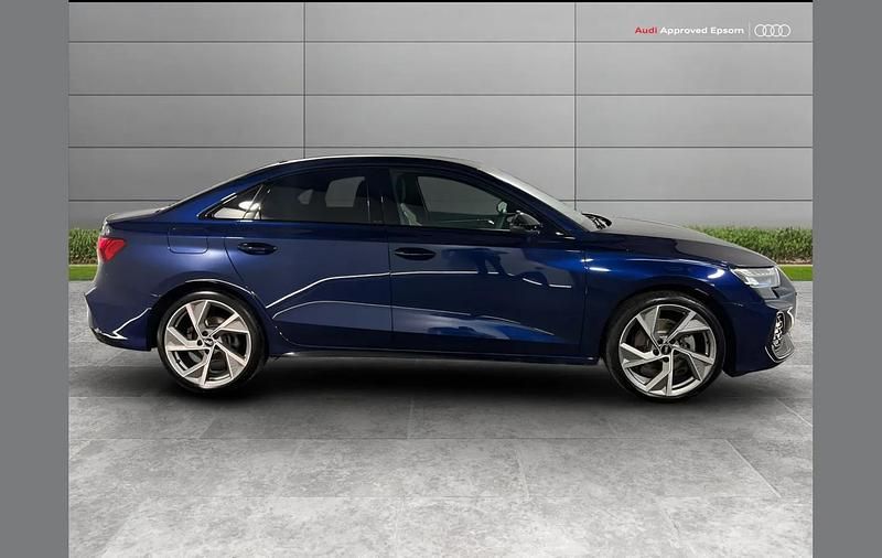 Used Audi A3 Black Edition 150 HP (110 kW) 2024 Blue Sedan