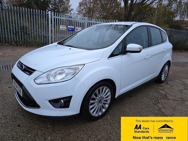 Used Ford C-MAX Titanium 125 HP (91 kW) 2014 White MPV