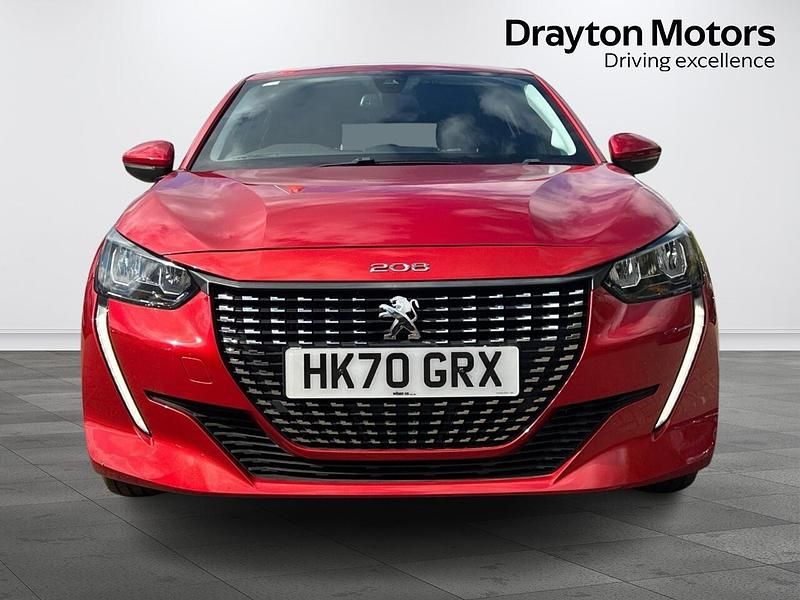 Used Peugeot 208 Allure 100 HP (73 kW) 2020 Red Hatchback