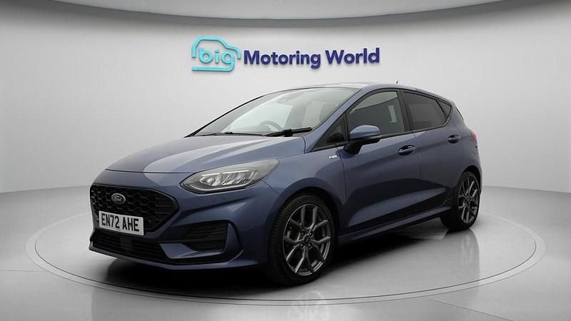 Used Ford Fiesta ST-Line 100 HP (73 kW) 2023 Blue Hatchback