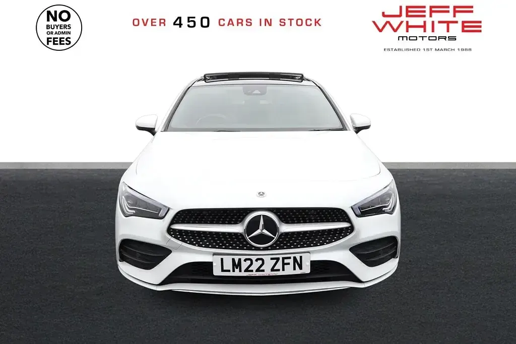 Used Mercedes CLA200 AMG line 2022 White Sedan