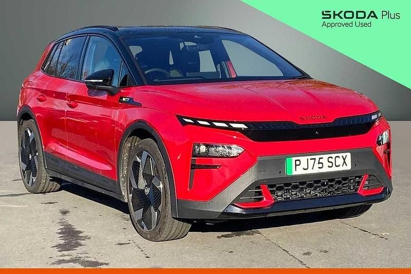Red Used 2025 Skoda Elroq vRS SUV | £39,517 (Fair price) - Image 1/4