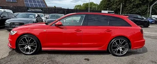 Used Audi A6 Black Edition 272 HP (200 kW) 2016 Red Estate