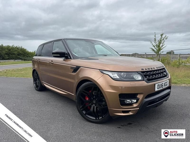 Orange Used 2016 Land Rover Range Rover Sport Autobiography Dynamic SUV | £18,490 (Fair price) - Image 1/4