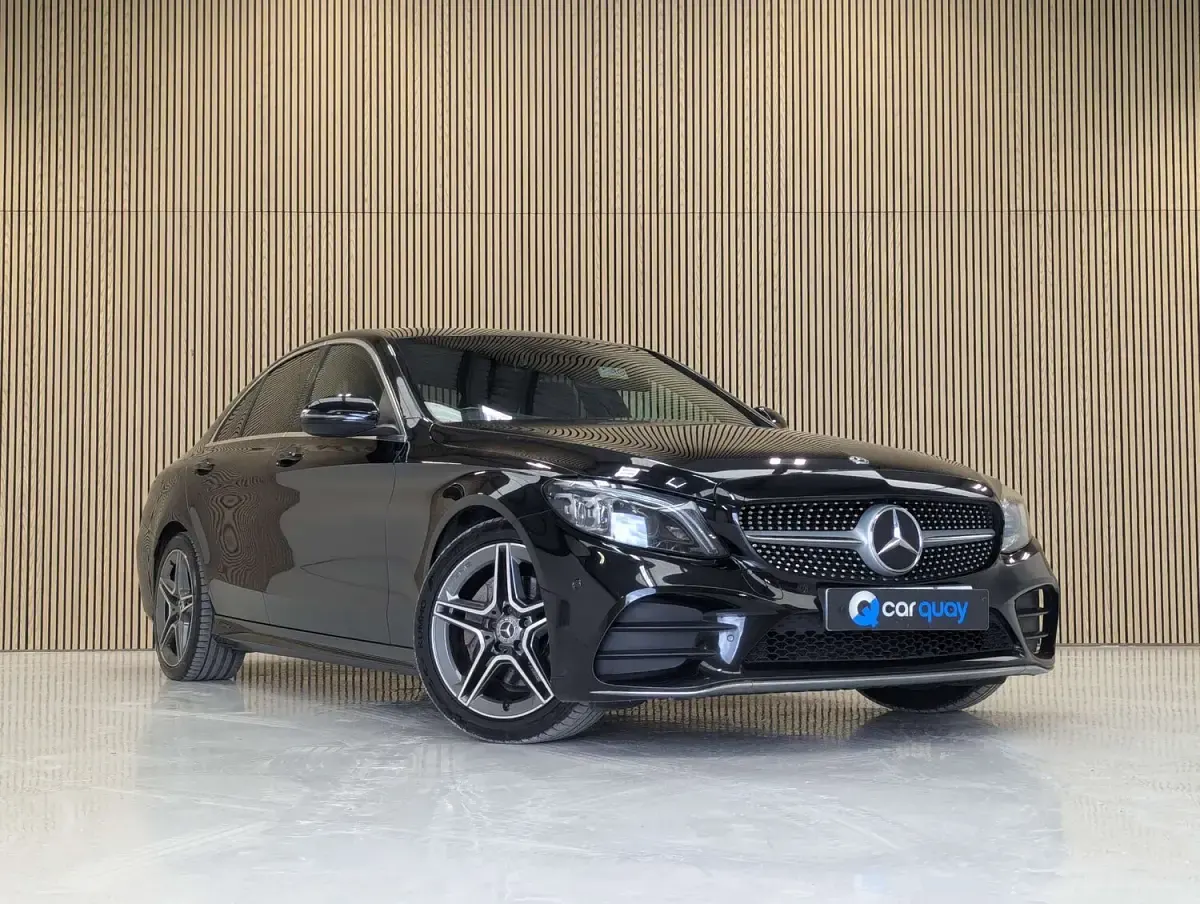Used Mercedes C220 AMG Line Premium 194 HP (142 kW) 2021 Black Sedan
