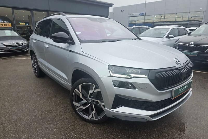 Used Skoda Karoq SportLine 150 HP (110 kW) 2025 Silver SUV