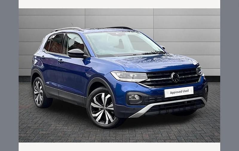 Used VW T-Cross Black Edition 110 HP (80 kW) 2023 Blue SUV