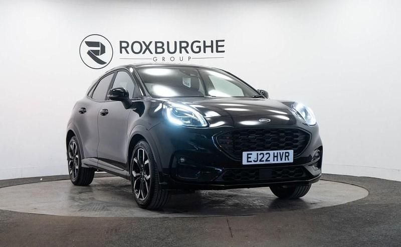 Black Used 2022 Ford Puma Gen-E ST-Line X SUV | £13,299 - Image 1/4