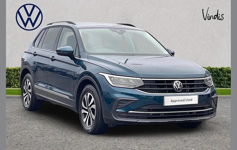 Begagnad VW Tiguan Active 147 HK (108 kW) 2022 Blå SUV