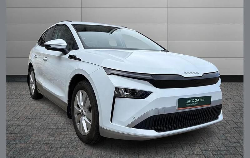 Used Skoda Enyaq iV SE L 150 kW (204 HP) 2025 Moon white metallic SUV