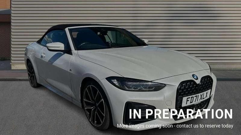 White Used 2022 BMW 420 M Sport Cabriolet | £29,188 (Fair price) - Image 1/4