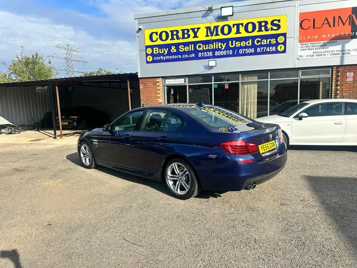 Used BMW 520 M Sport 190 HP (139 kW) 2016 Blue Sedan