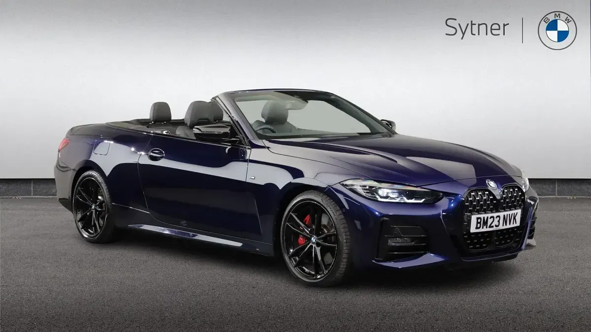Used BMW 420 M Sport 181 HP (133 kW) 2023 Blue Cabriolet