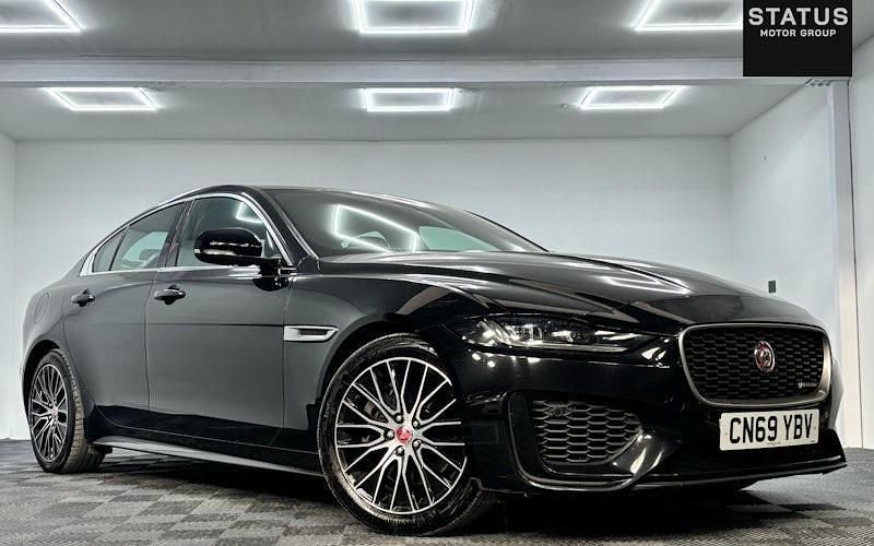 Used Jaguar XE R-Dynamic 249 HP (183 kW) 2019 Black Sedan