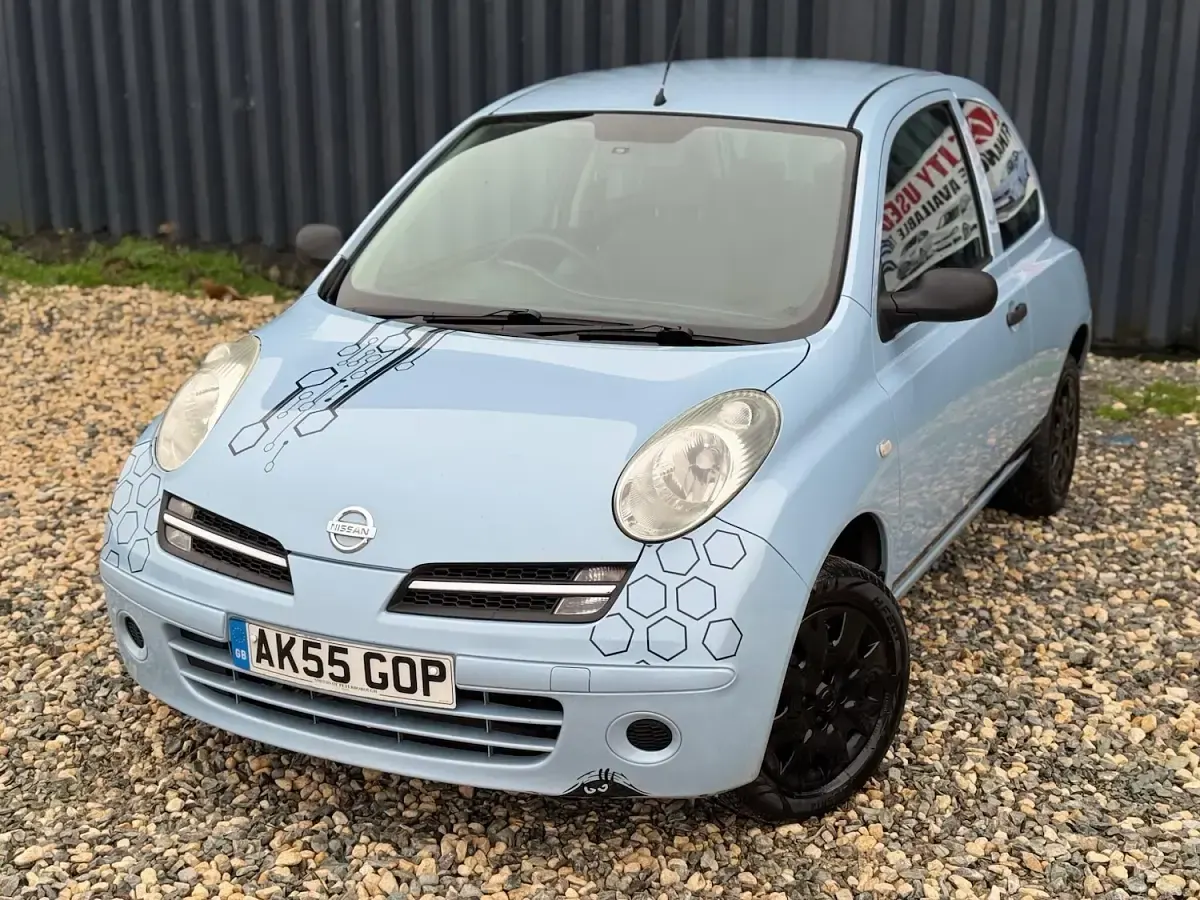 Used Nissan Micra S 79 HP (58 kW) 2005 Blue Hatchback